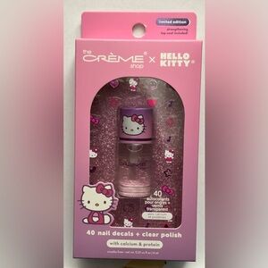 The Crème Shop x Hello Kitty Pack of Nail Decals with Polish